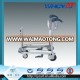 Handle brake stainless steel airport baggage trolley