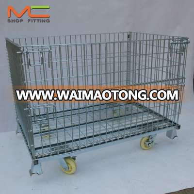 Heavy Duty Collapsible Steel wire container for storage