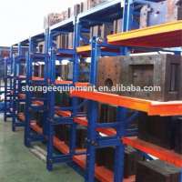 Warehouse Storage Heavy Duty Steel Mold Rack / Drawer Type Rack