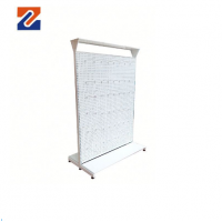 High grade single sided perforated back panel steel display rack