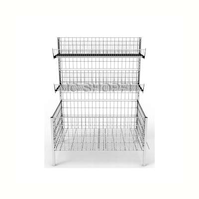 Supermarket retail wire promotion cage,wire dump bin