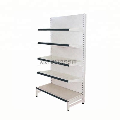 Gondola shelving single side back panel supermarket shelf