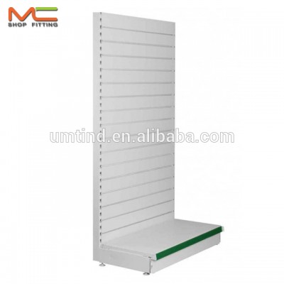 metal slatwall display shelf, gondola display shelf