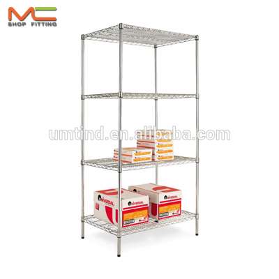 4 tiers Chrome Wire Shelving,Wire Shelf,Wire racks