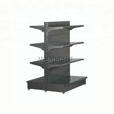 Black Heavy-duty Metal Supermarket Shelf