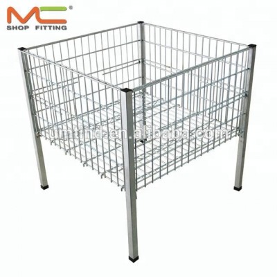 Clothes promotion cage retail promotion table